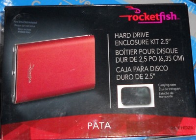 Hard Drive Enclosures on Rocketfish Hard Drive Enclosure Kit 2 5  Pata Rf Phd25   Ebay