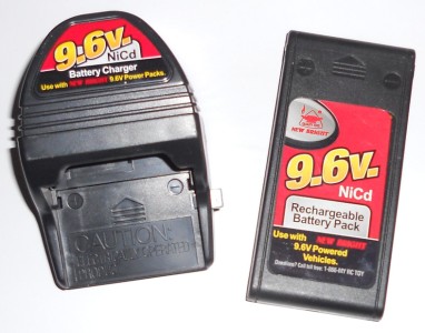 new bright 9.6 volt battery pack