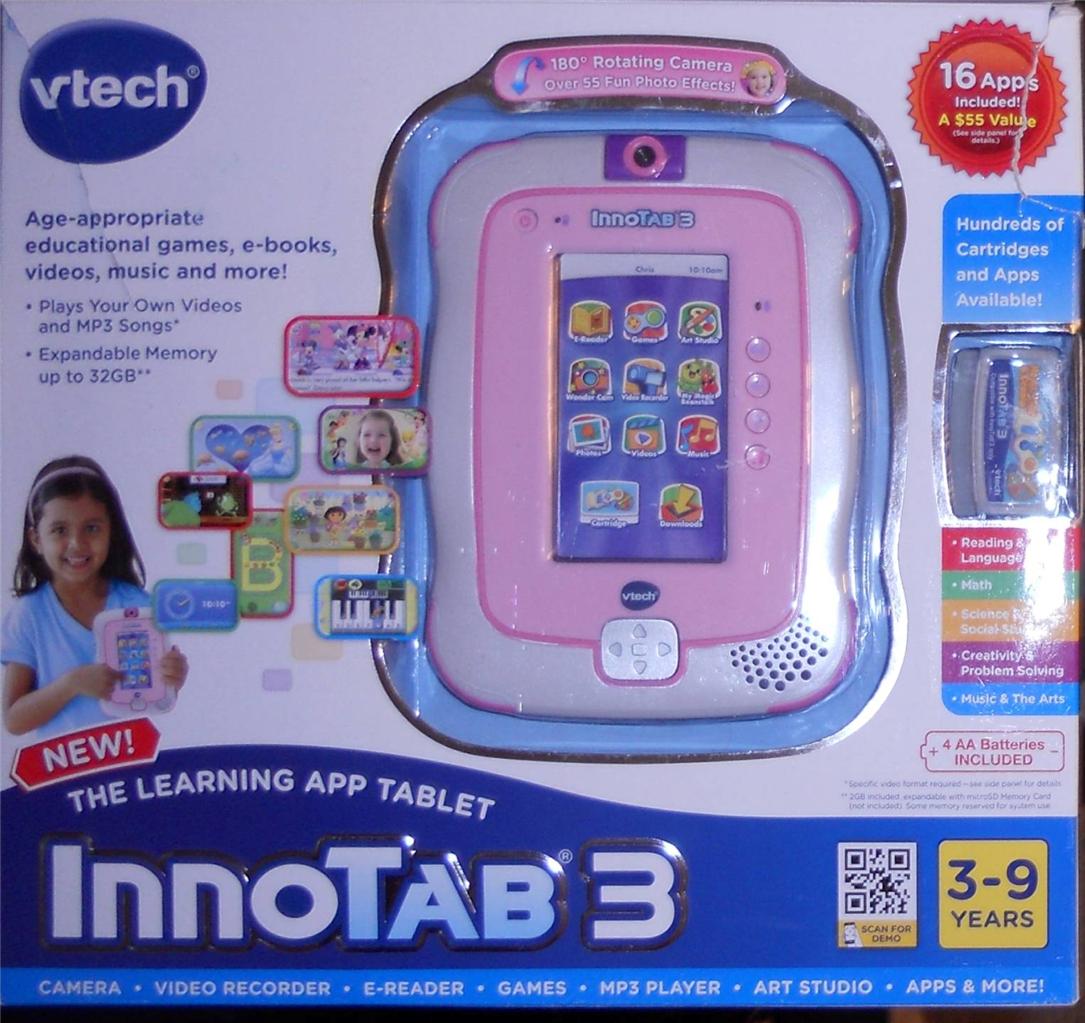 Vtech InnoTab Inno Tab 3 Learning App Tablet EReader Games MP3 Player