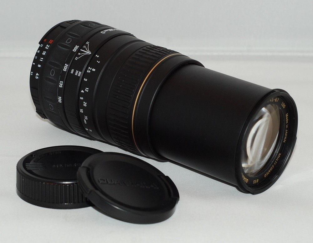Quantaray 100300mm D Zoom Lens for Nikon D3000 D3100 D5000 D5100 D90
