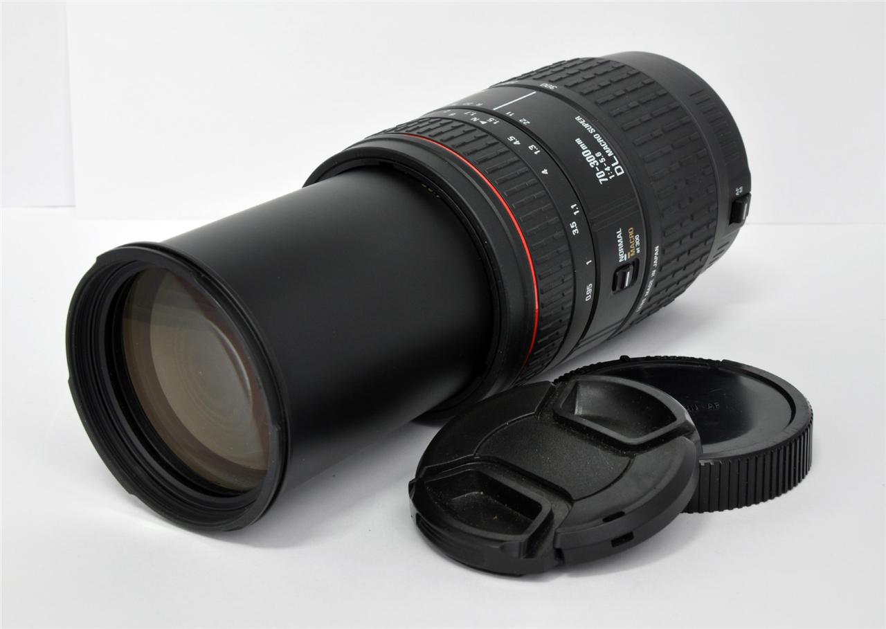 Sigma 70300mm DL Macro Super Zoom Lens for Canon EOS Rebel 2000 G GII