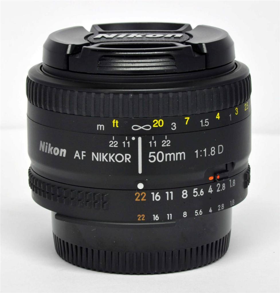 Nikon AF NIKKOR 50mm 1.8 D Portrait Lens for D3100 D3200 D5000 D5100