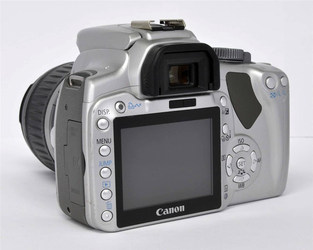 Canon EOS Digital Rebel XTi 400D Silver 10.1MP DSLR Camera Kit w/18
