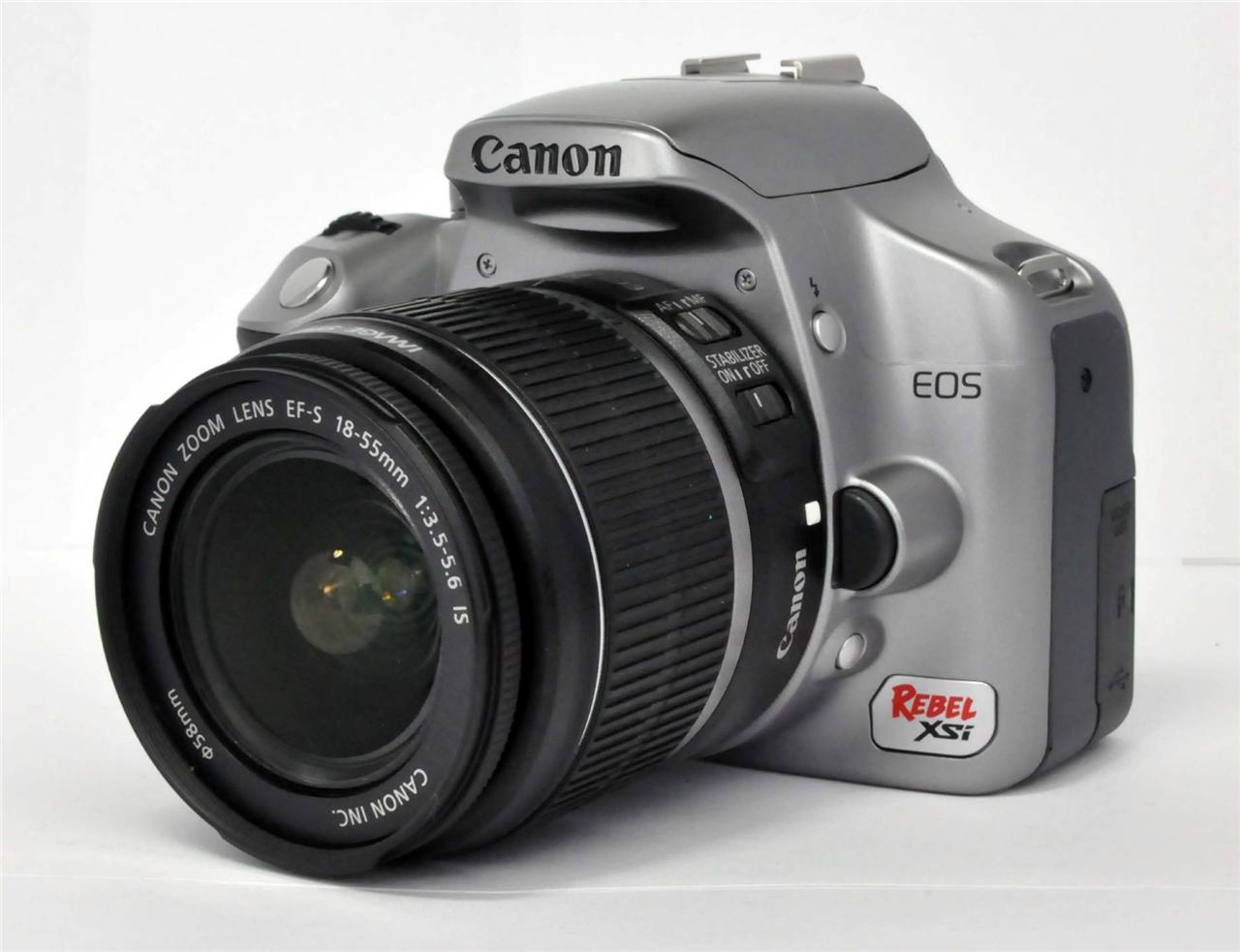 canon rebel xsi dslr camera with ef s 18 55mm