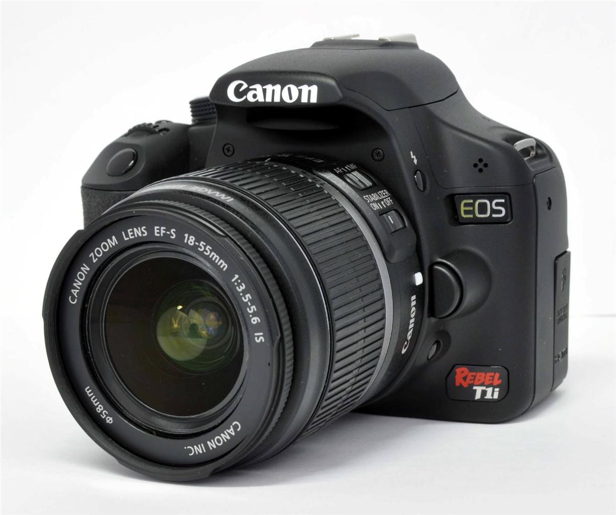 Canon EOS Rebel T1i 500D 15.1 MP Digital DSLR Camera Kit w/EFS 1855mm