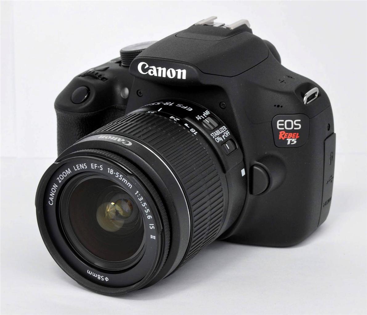 Canon EOS Digital Rebel T5 1200D 18.0 MP DSLR Camera Kit EFS 1855mm