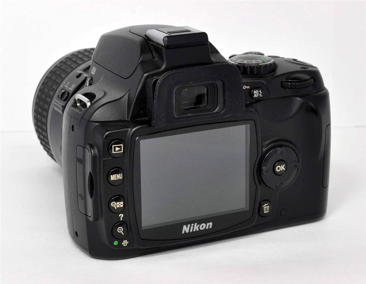 Nikon D40 6.1 MP Digital DSLR Camera w/NIKKOR AFS 1855mm 3.55.6G II Lens eBay