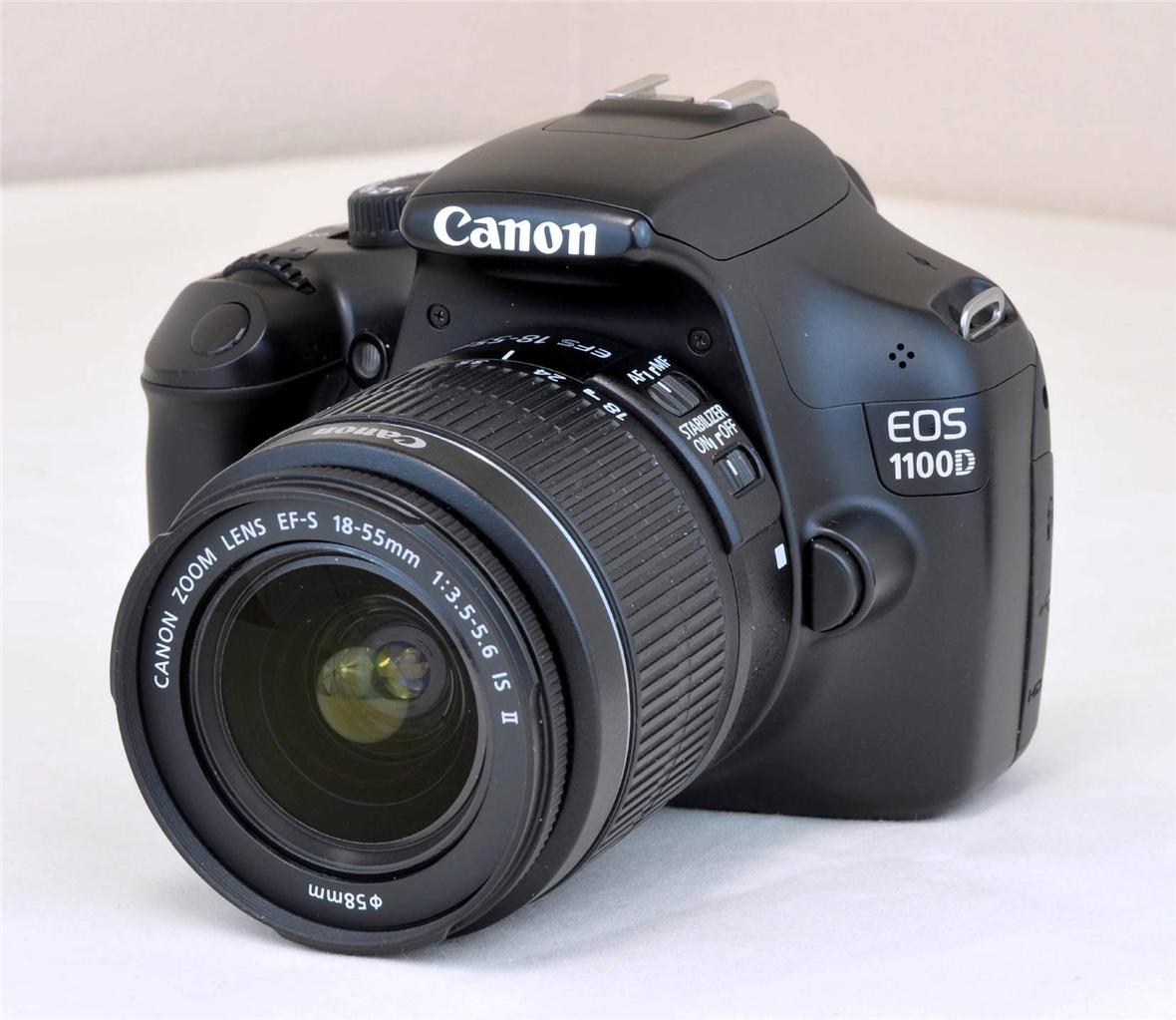 Canon EOS 1100D Digital Rebel T3 12.2 MP DSLR Camera Kit EF-S 18-55mm
