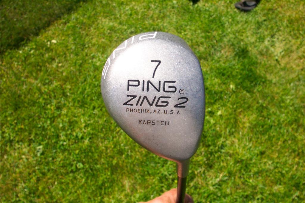 Ladies PING ZING 2 Fairway 7 wood stainless steel **MINT** Womens