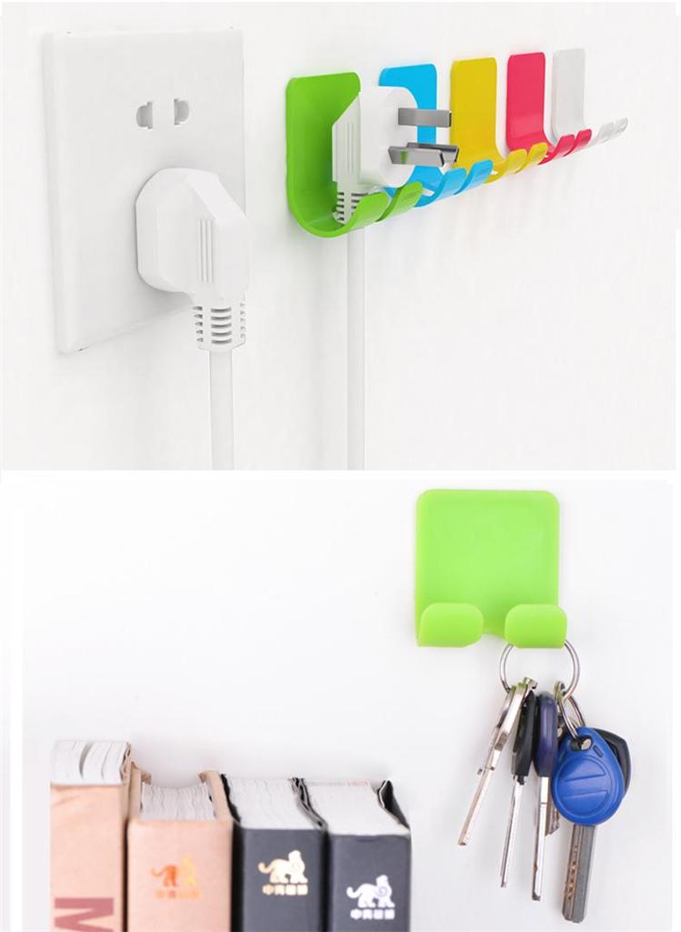 2 UGREEN Adhesive Power Cord Socket Cable Holder Wall Hanger USE 3M
