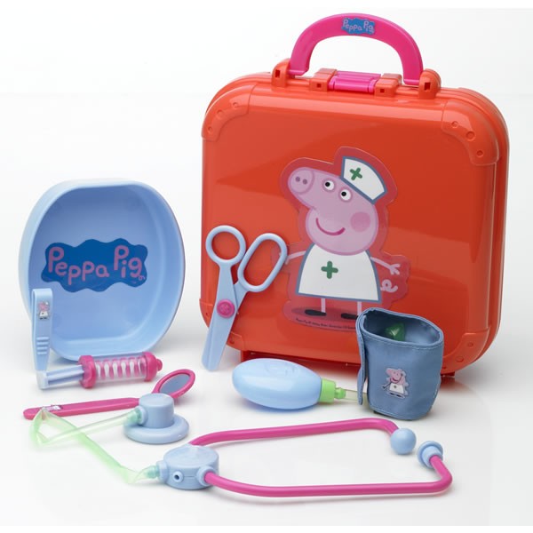 Toy Medical Case Peppa Pig TV Doctor Nurse Hospital Box Set Stethoscope 8 Piece eBay