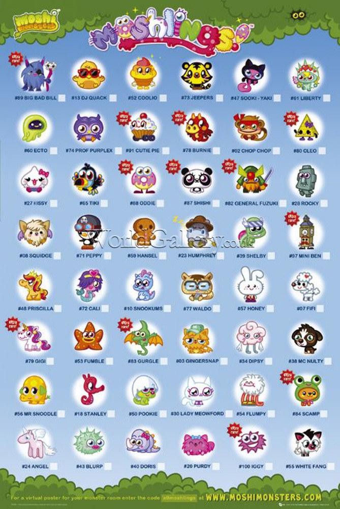 moshi monsters minifigures
