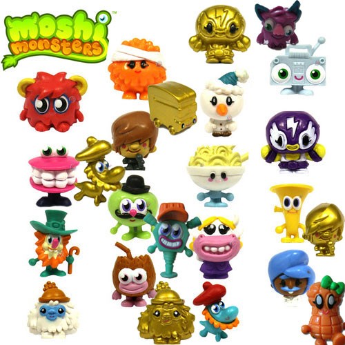moshi monsters gold figures