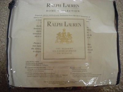 Dust Ruffle Adjustable Twin  on Ralph Lauren Twin Bedskirt Dust Ruffle New   Ebay