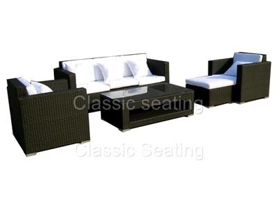 Resin Wicker Patio Furniture Sets on Luxury Wicker Patio Sofa Set Furniture In Outdoor   Treterra
