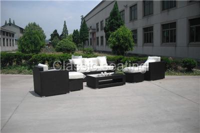 Luxury Outdoor Furniture on Luxury Wicker Patio Sofa Set Furniture In Outdoor   Ebay