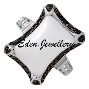 irresistible 1 0ctw genuine onyx zircon sterling silver