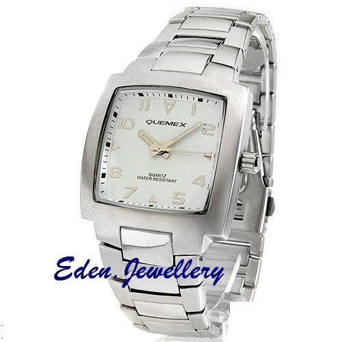 QUEMEX Stainless Steel Watch with SEIKO Epson Movement