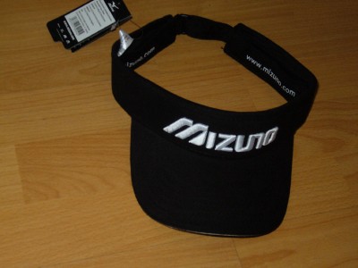 NEW MENS MIZUNO TOUR  GOLF VISOR - BLACK RRP £18.99