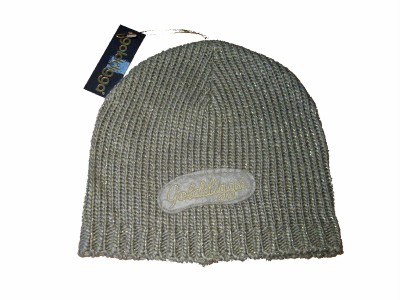 NEW LADIES GORGEOUS GOLDDIGGA BEANIE HAT GOLD/KHAKI