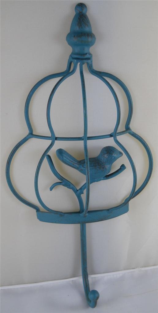 Iron Bird Cage Hook Bird Hooks Coat Hook Leash Holder Key Coat Rack In