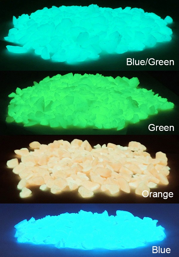 GlowintheDark Fish Tank Rubble 4oz Glow Pebbles Aquarium gravel
