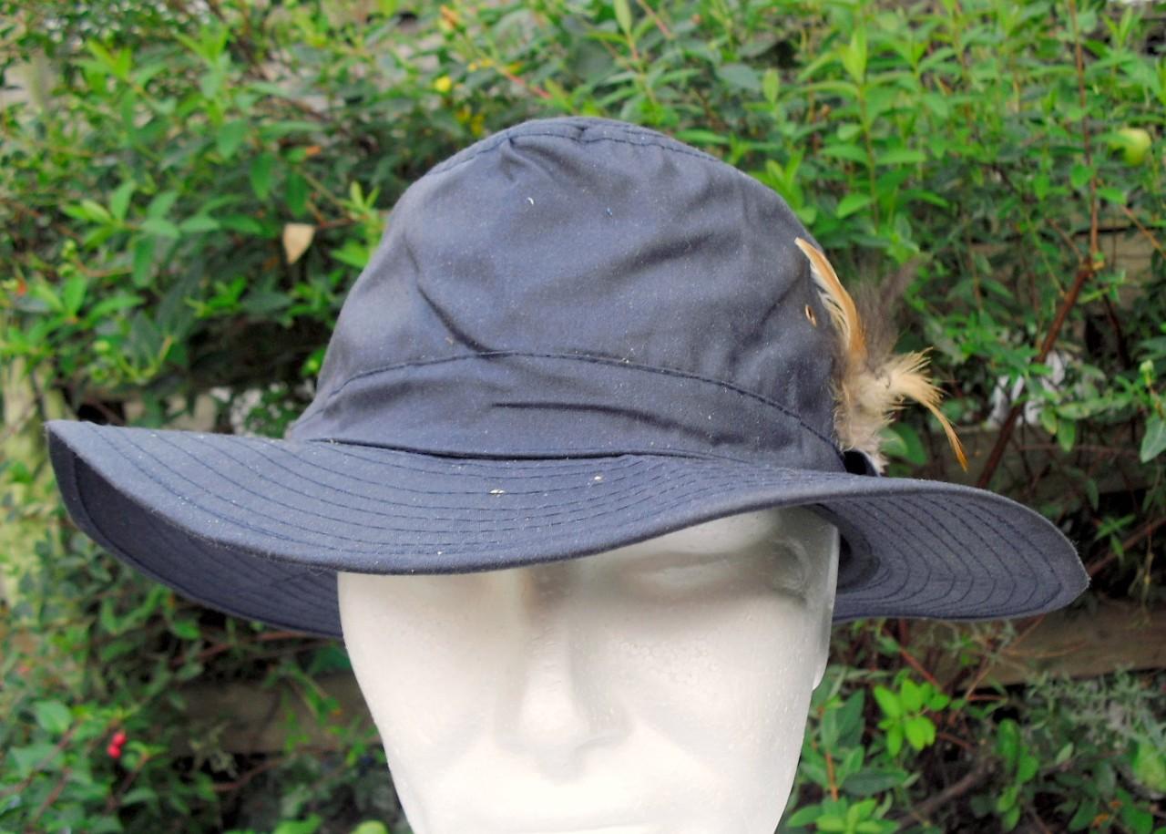 MENS LADIES OIL SKIN TYPE WAXED WAX FEDORA BARBOUR TRILBY FISHING HAT