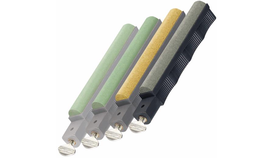 LANSKY CURVED BLADE SHARPENING HONES KNIFE SHARPENER COARSE MEDIUM FINE