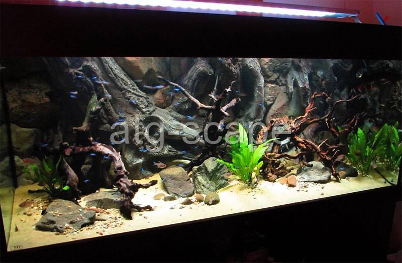 aquarium background 3d for 30g tank size 36x16 easy to install aquarium background 3d for 30g tank size 36x16 easy to install