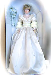 princess diana porcelain doll wedding dress