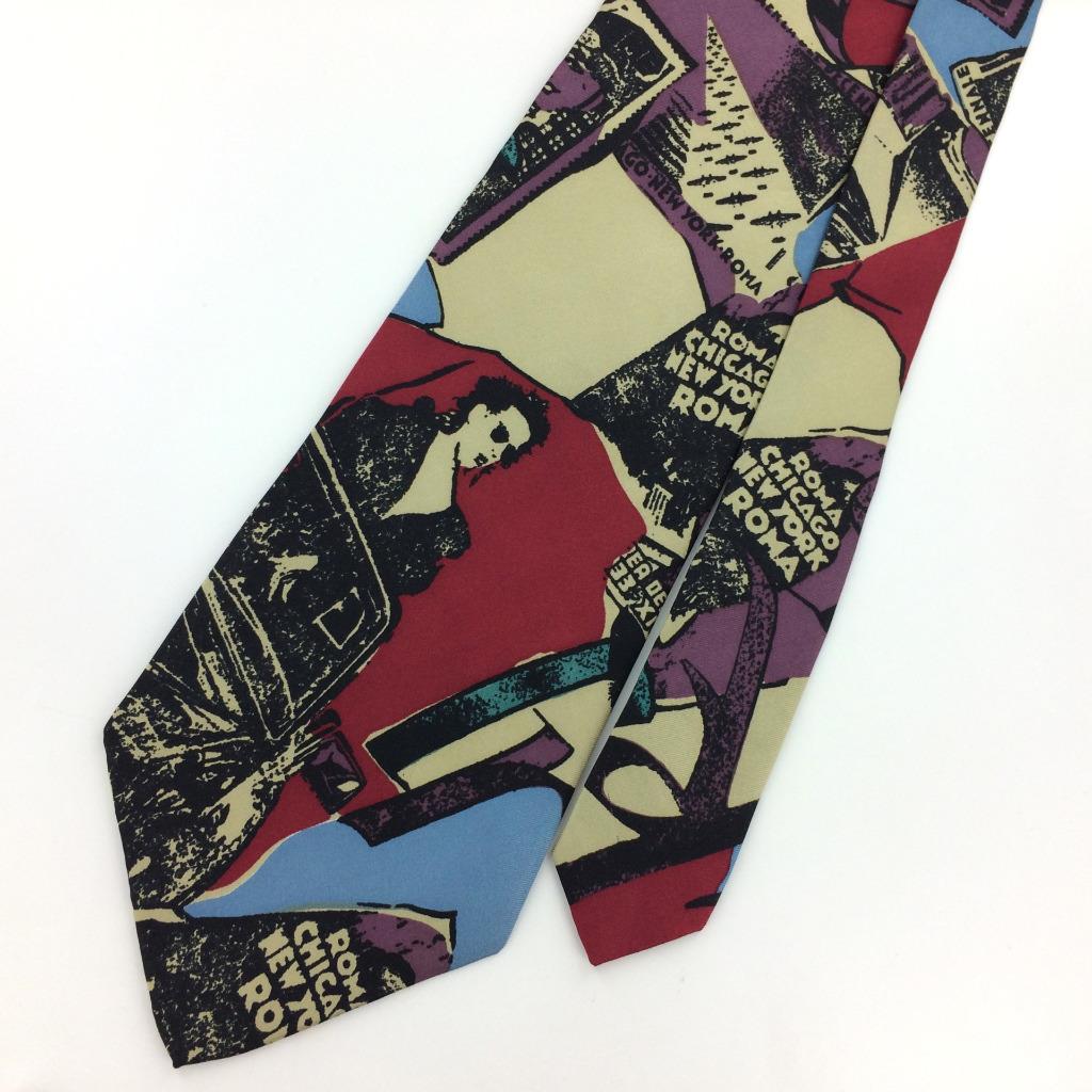Enrico Guccini Tie Roma Chicago New York Life Style Babe In Car Silk T Ties Store