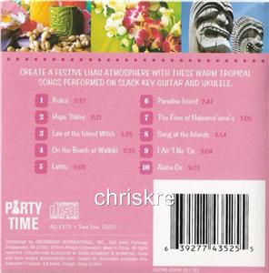 LUAU Real Hawaiian Music CD Hawaii Waikiki Tiki Party Hula Songs USA