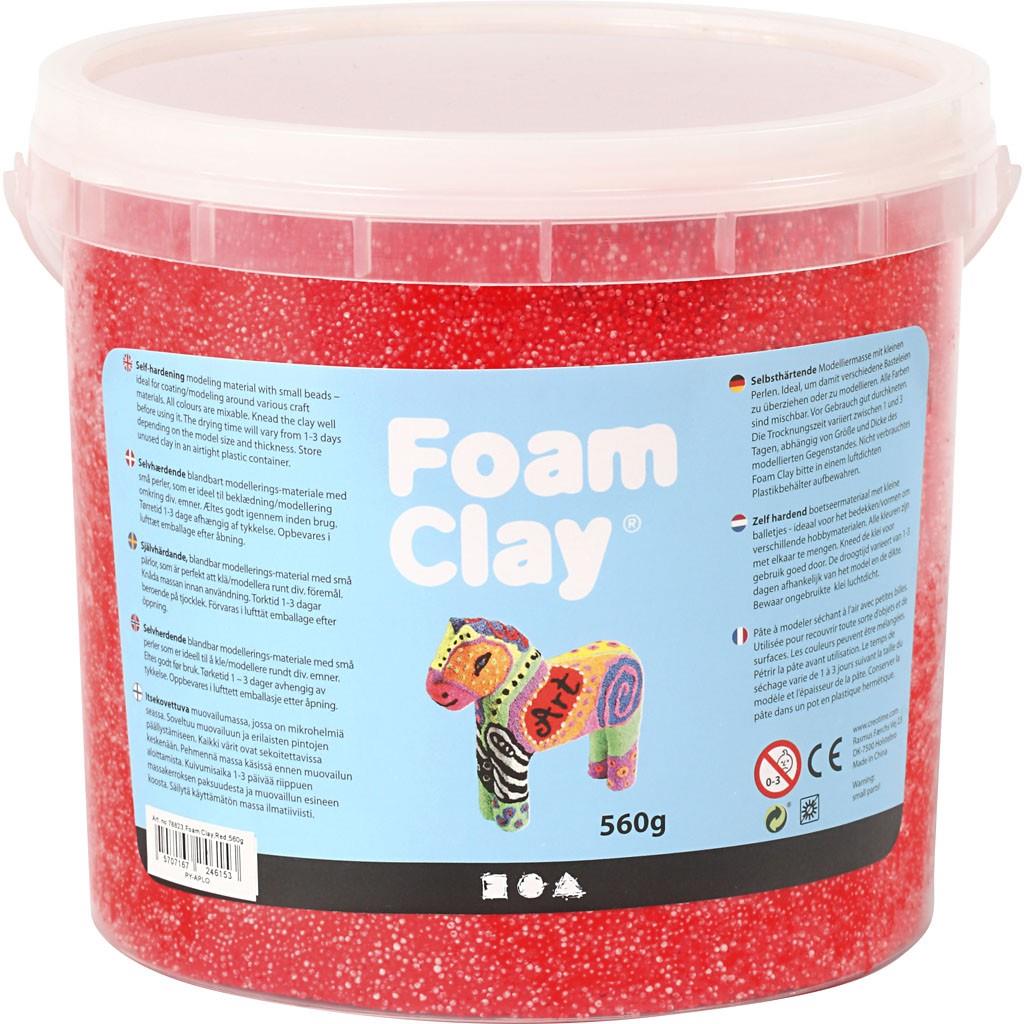 Foam Clay Assorted Colour Modelling Material Tubs With Small Beads