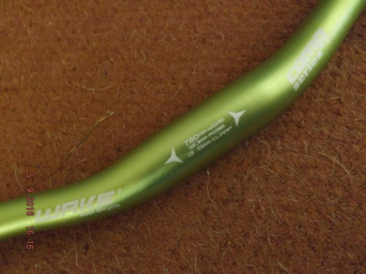 WAKE ALLOY ANODISED RED BLUE GOLD GREEN BLACK RISER HANDLEBARS 780MM 31