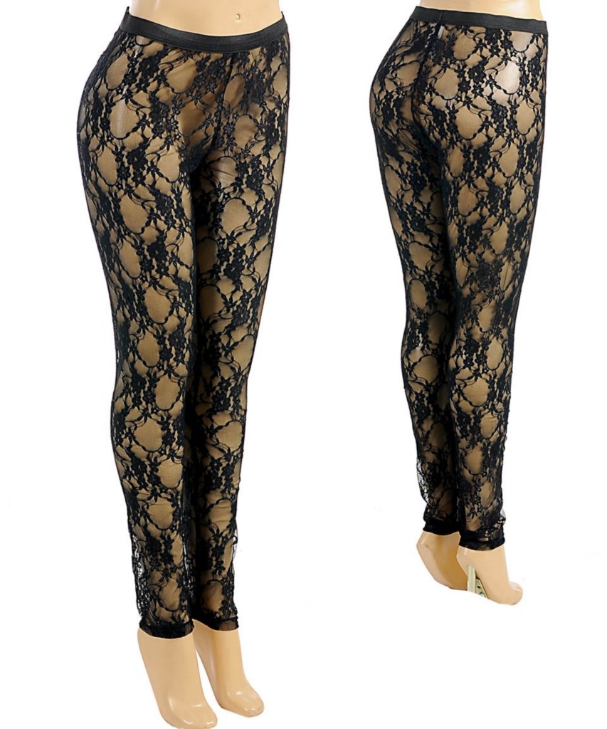 BLACK LACE GOTH PINUP LEGGINGS FOOTLESS TIGHTS 1X 2X 3X eBay