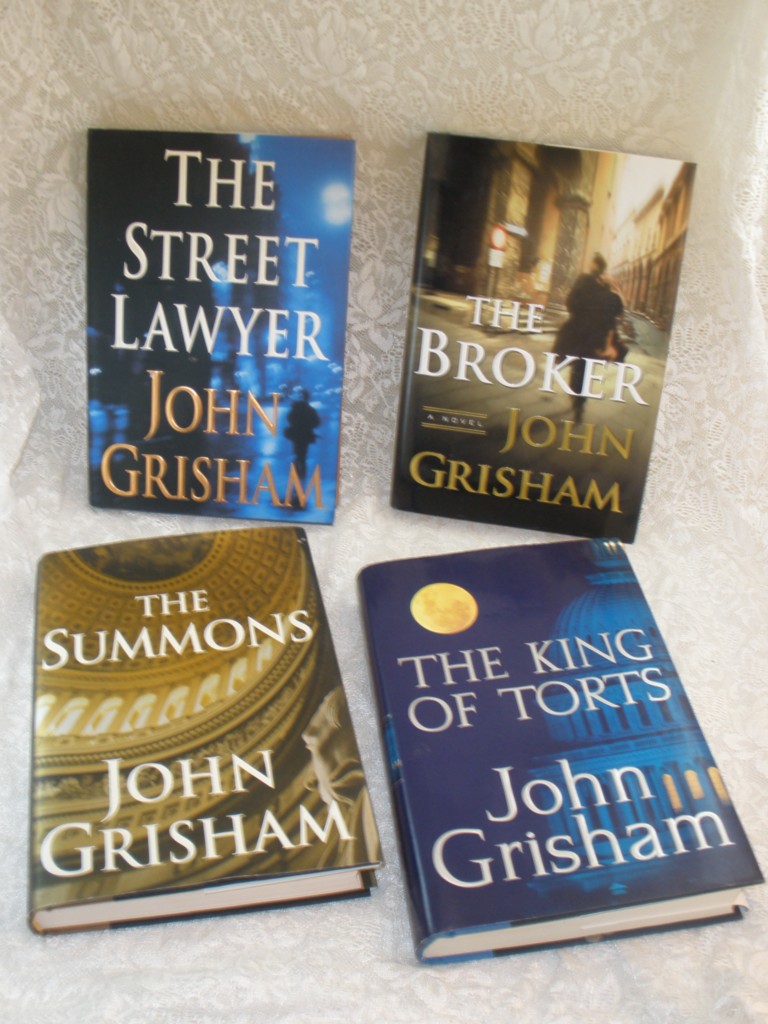 4 John Grisham novels FIRST 1st EDITION Hardcover Books