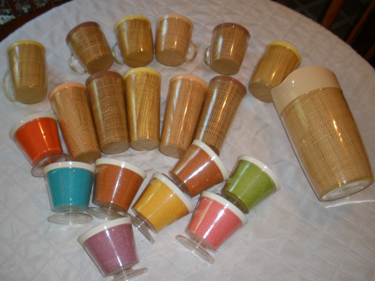 1970s Eames Insulated Cocktail Patio Camping Drink Set