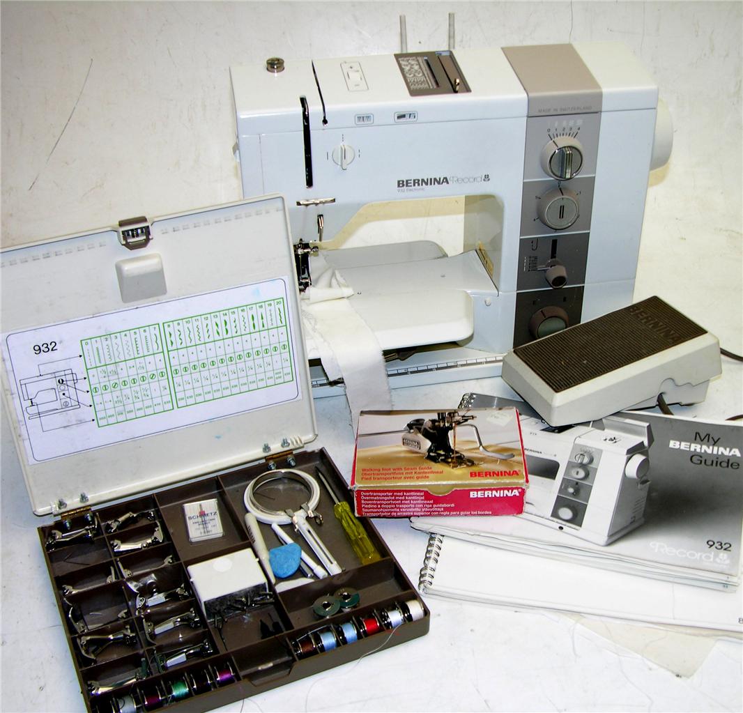 Bernina 930 932 Electronic Sewing Machine Complete | eBay