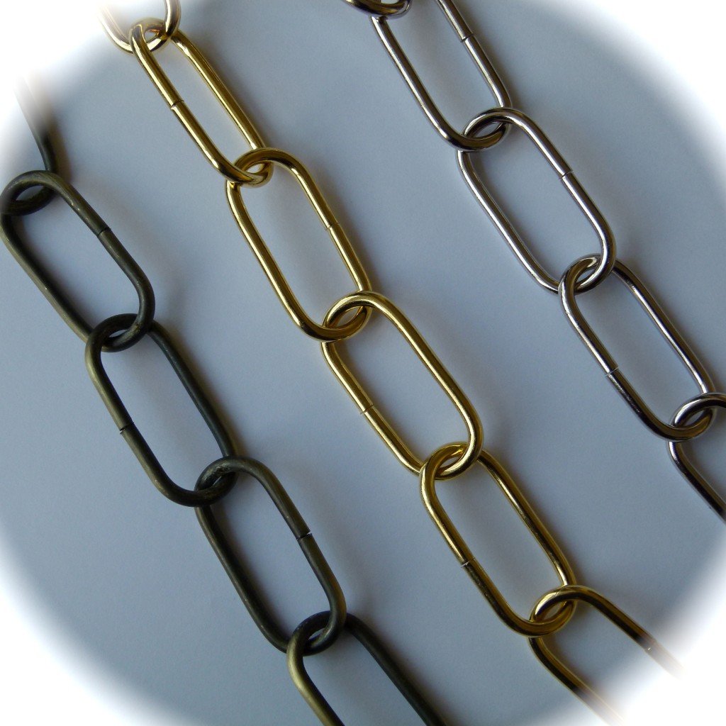 Heavy Duty Chrome,Brass & Antique Chain 48mm x20mm link eBay