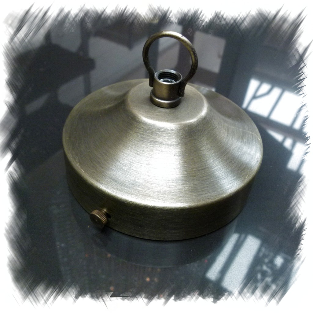 Chandelier Large Chrome Antique Brass Light Lamp Cap Rose with Loop Hook Parts eBay