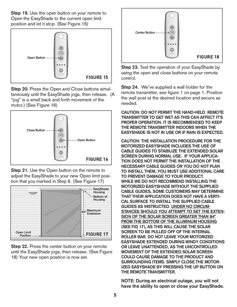 Sun Shades: Sunsetter Easy Shade