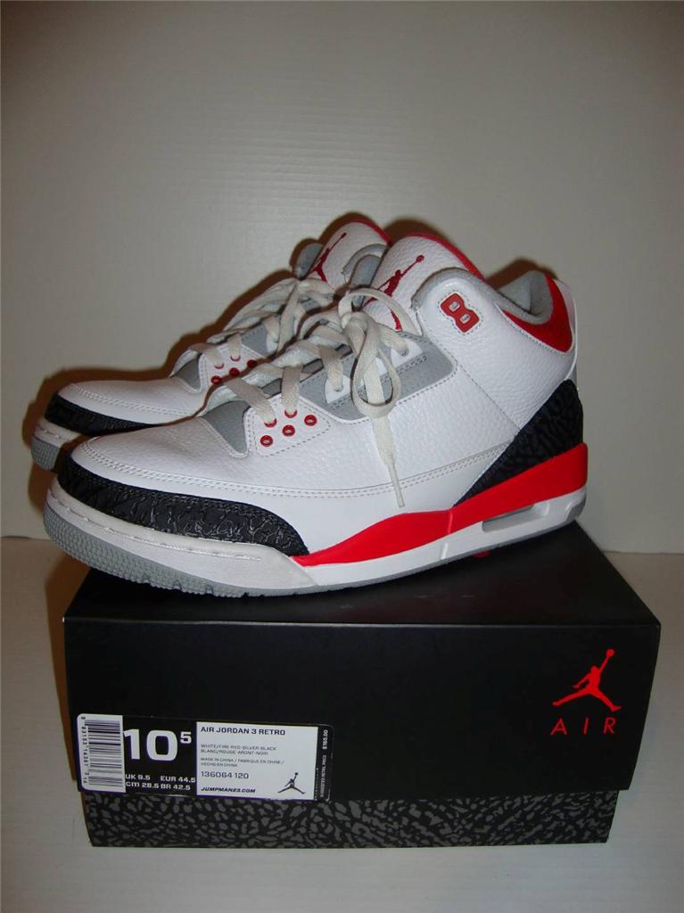 og fire red 3s