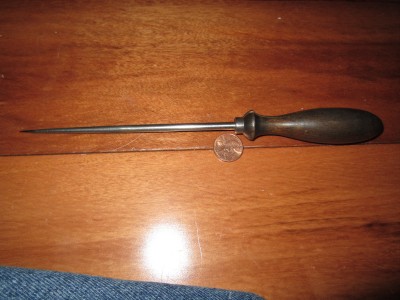 ANTIQUE/VINTAGE UNKNOWN MAKER LEATHER AWL PIERCING TOOL eBay