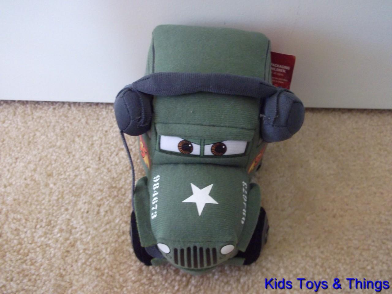 Disney Pixar CARS 2 Movie SARGE JEEP Plush 15cm Soft Toy Doll BNWT