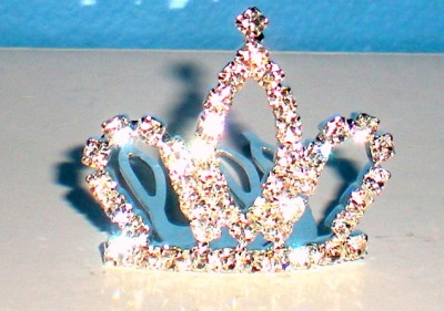 Dazzling Dainty Prom Pageant Rhinestone Que