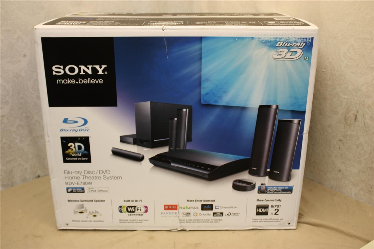 Sony BDVE780W 5.1 Channel Home Theater System eBay