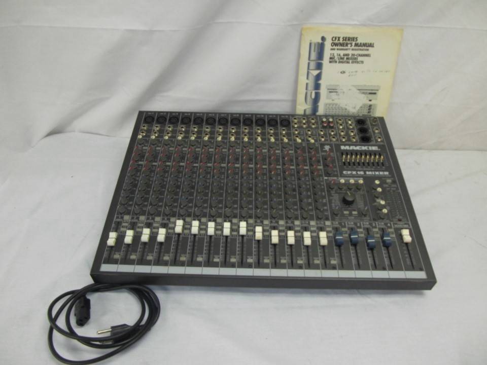Mackie CFX16 MKII 16 Channel Live Sound Mixer with EMAC Digital Effects