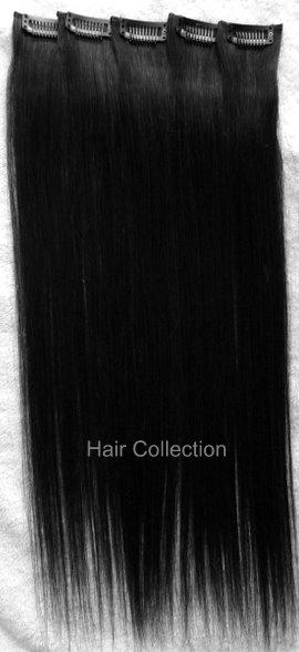 24-1B-Remy-100-Human-Hair-Clip-On-In-Extensions-5pcs