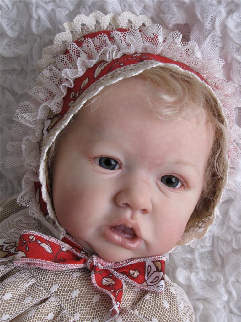 THE MAGIC OF DOLLS reborn baby °SASKIA° Bonnie Brown kit