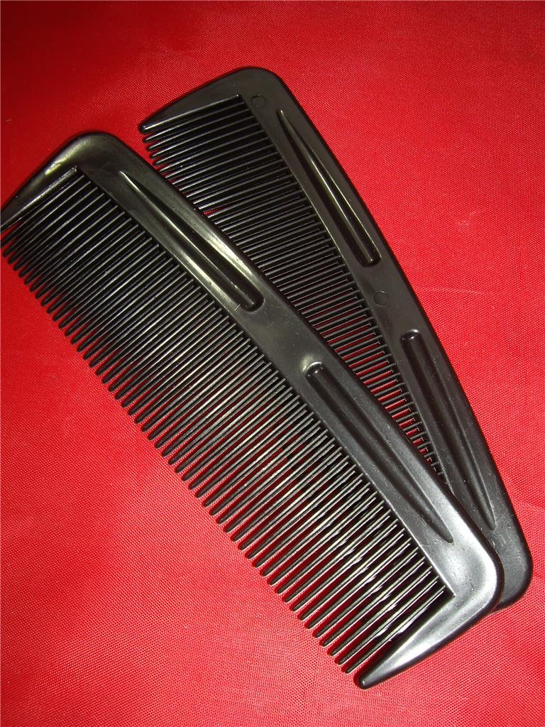 POCKET HAIR COMBS GENTS MENS MOUSTACHE SIDEBURNS MALE GROOMING PLASTIC